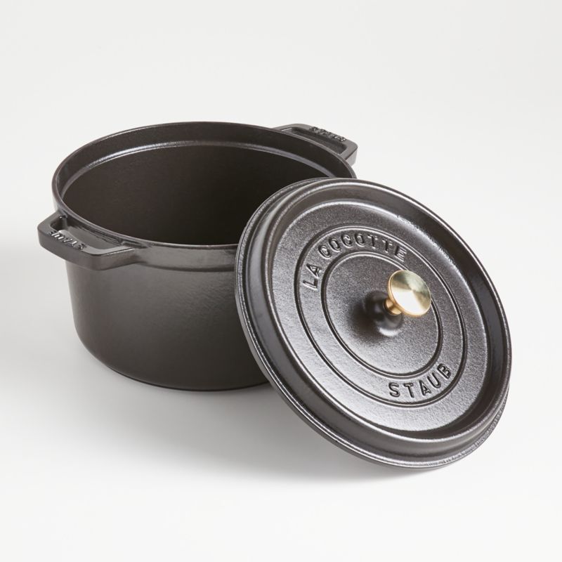 Staub ® 5-Qt. Matte Black Tall Round Cocotte