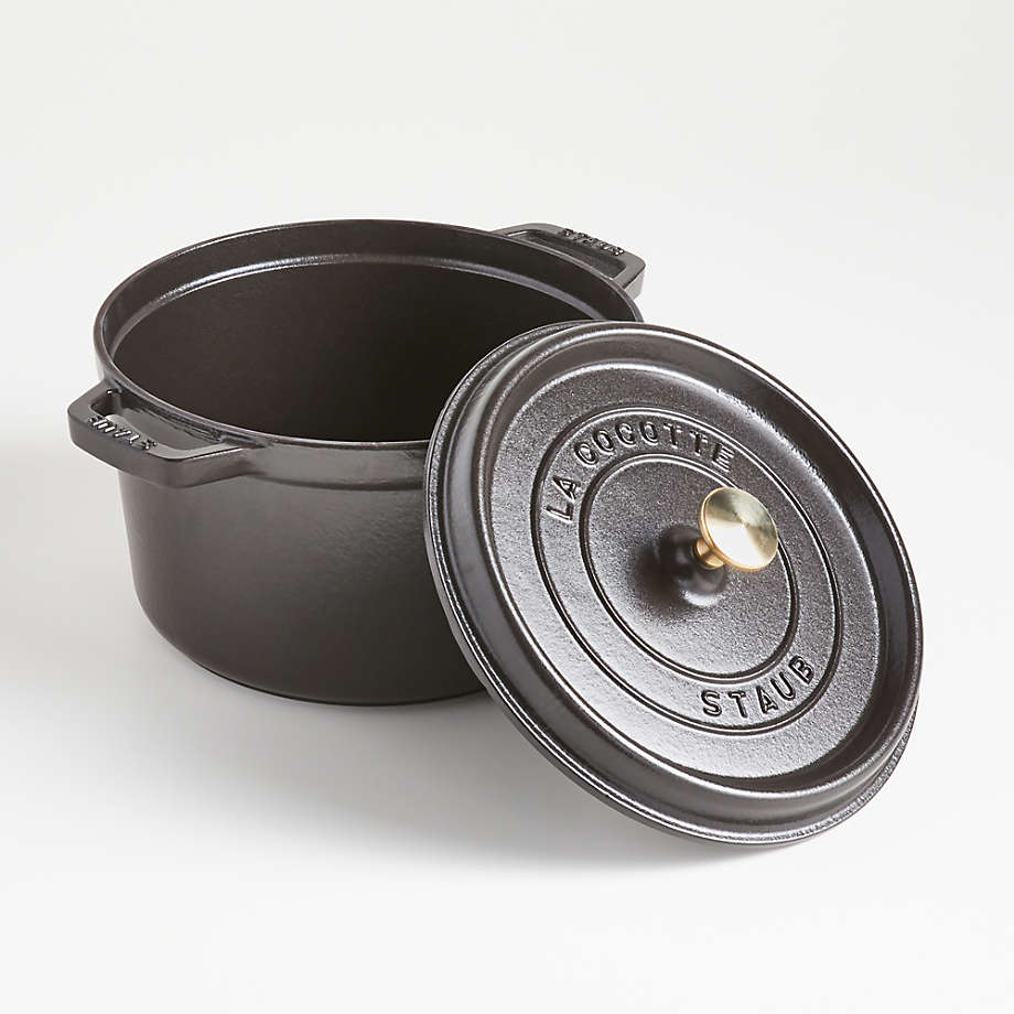 Staub Cocotte Tall 5 QT. Black