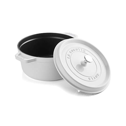 Staub ® 5.5-Qt White Cocotte