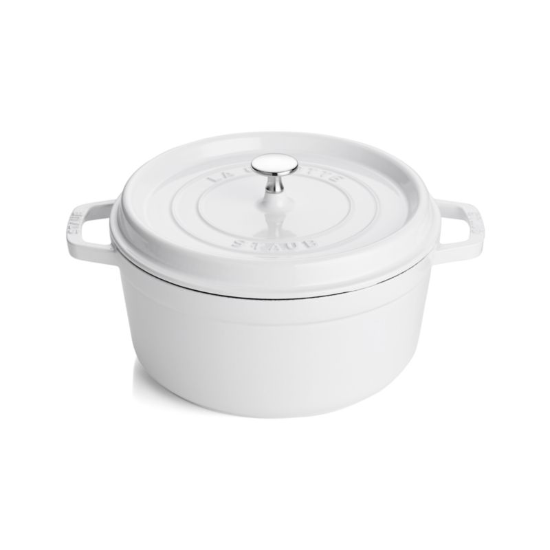 Staub ® 5.5-Qt White Cocotte - image 8 of 11