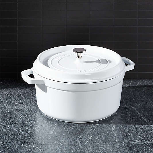 Staub ® 5.5-Qt White Cocotte