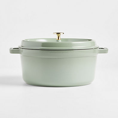 View Staub ® 5.5-Qt. Eucalyptus Round Cocotte details