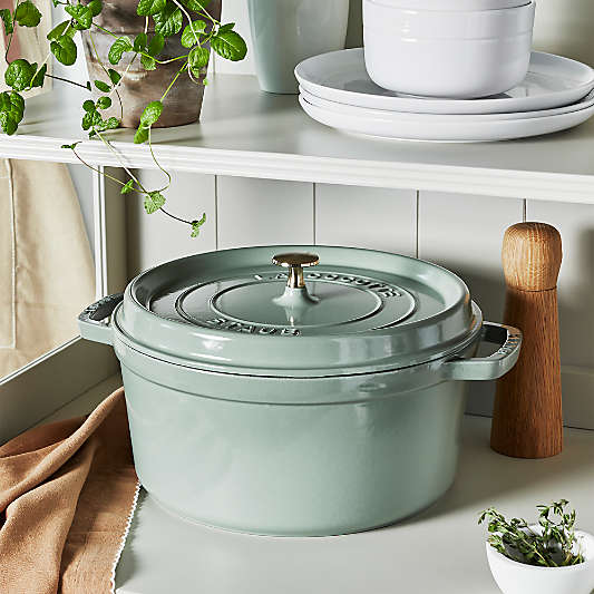 Staub ® 5.5-Qt. Eucalyptus Round Cocotte