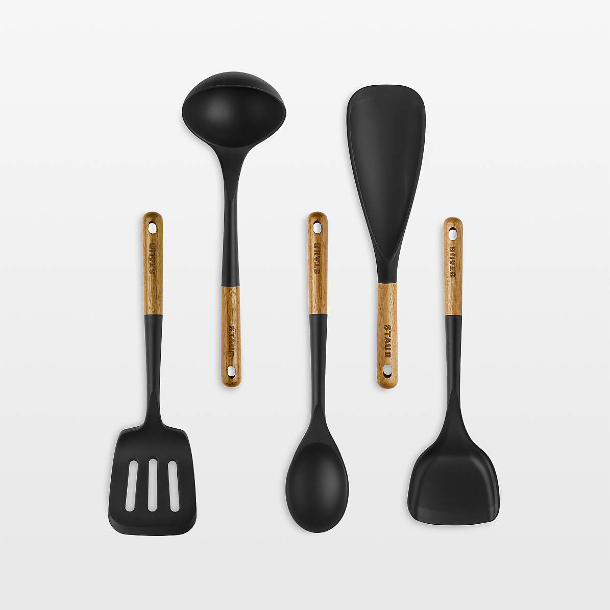 Black and Gold Kitchen Utensils Set