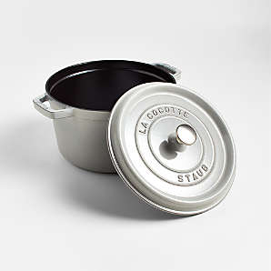 Round Tall Cocotte // 5 qt. (White) - Staub - Touch of Modern