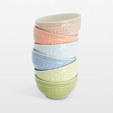 View Staub 6-Piece Macaron Pastel Bowl Set details