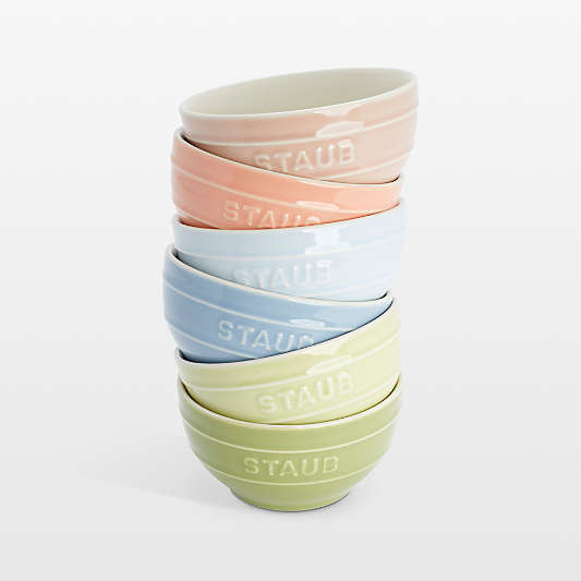Staub 6-Piece Macaron Pastel Bowl Set