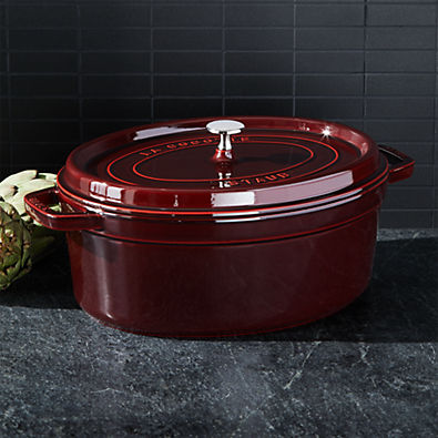 View Staub ® 7-Qt Grenadine Oval Cocotte details