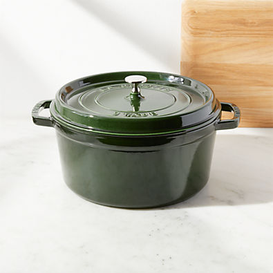 View Staub ® 7-Qt Basil Round Cocotte details