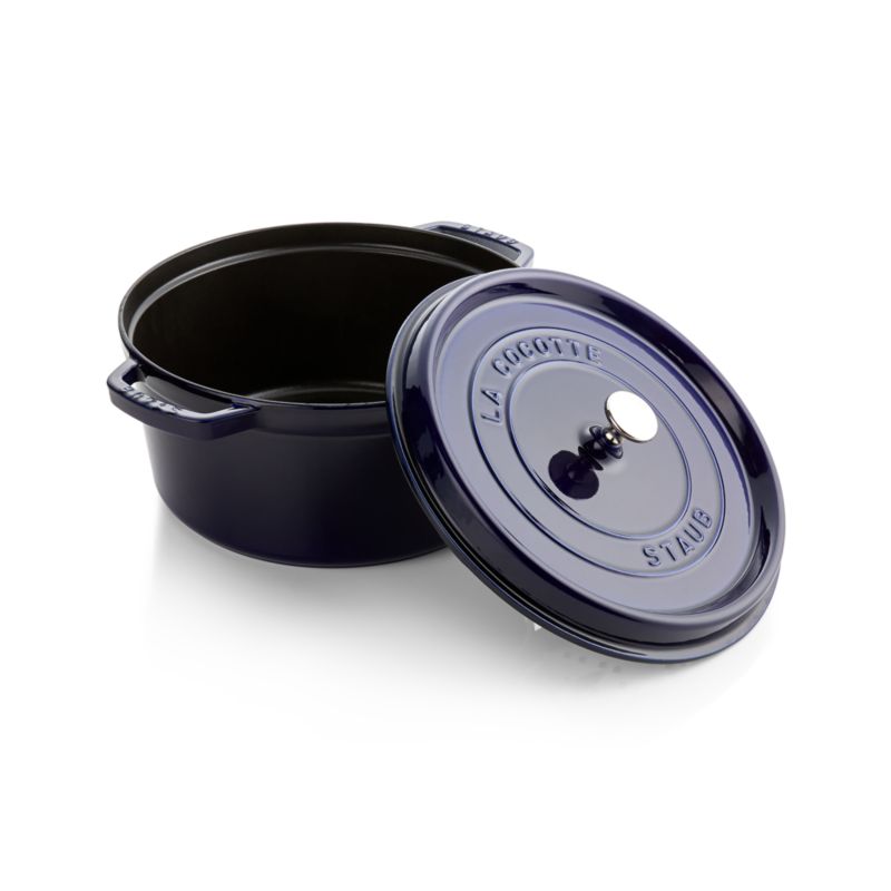 Staub ® 7-Qt Dark Blue Round Cocotte - image 7 of 12