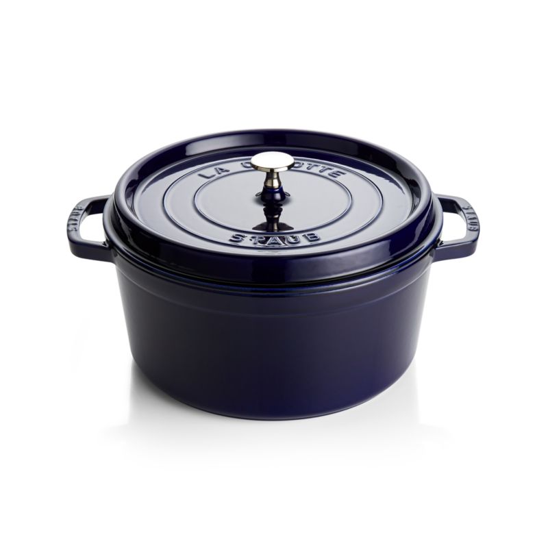 Staub ® 7-Qt Dark Blue Round Cocotte - image 9 of 12