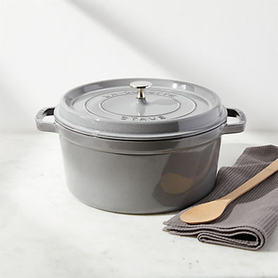 View Staub ® 7-Qt Graphite Round Cocotte details