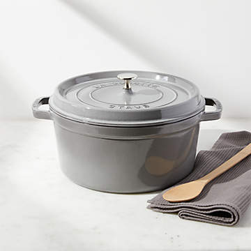 Staub Tall Dutch Oven - 5-qt Cast Iron Cocotte - Matte Black – Cutlery and  More