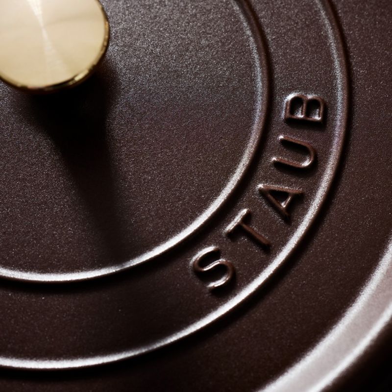 Staub ® Matte Espresso 4-Qt. Round Cocotte - image 4 of 11