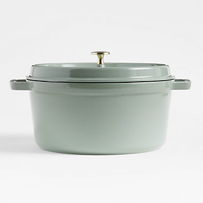 View Staub ® 7-Qt. Eucalyptus Round Cocotte details