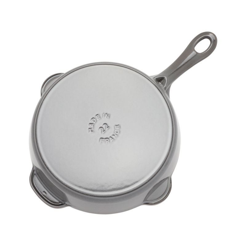 Staub ® 8.5" Graphite Grey Enameled Cast Iron Traditional Deep Skillet - image 4 of 5