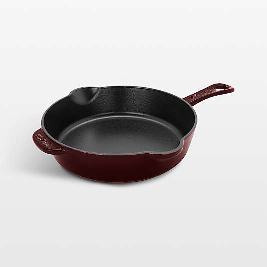 Staub ® 8.5" Grenadine Enameled Cast Iron Traditional Deep Skillet