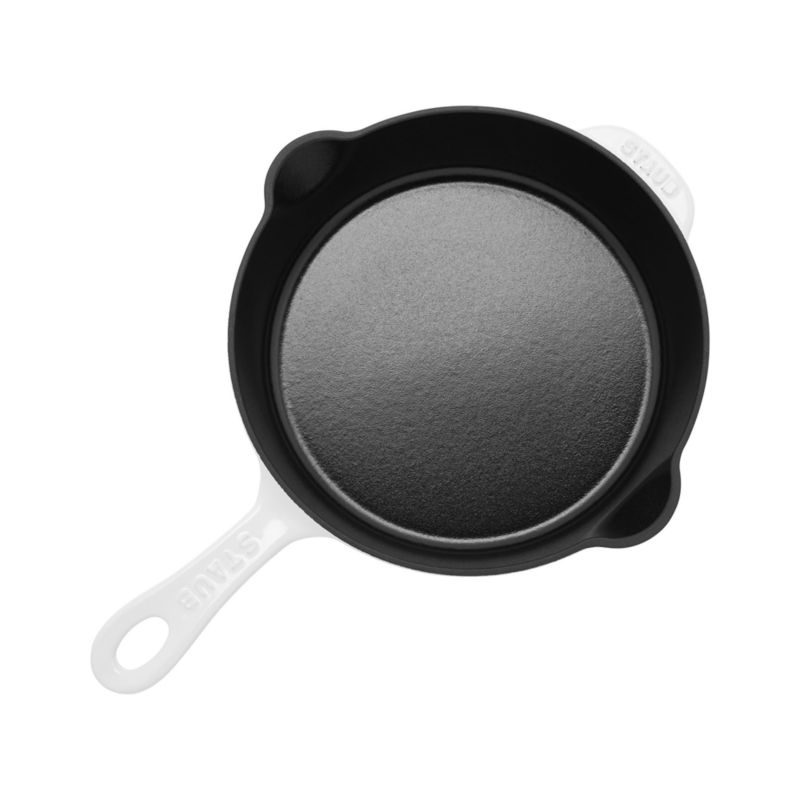 Staub ® 8.5" White Enameled Cast Iron Traditional Deep Skillet - image 2 of 5