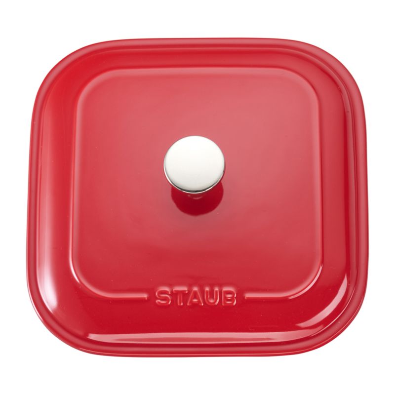 Staub ® Cherry 9" Square Covered Baker - image 7 of 9