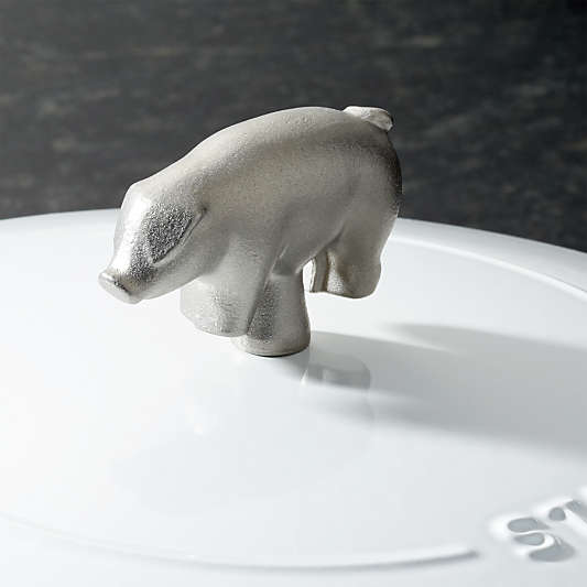 Staub Animal Knob Pig