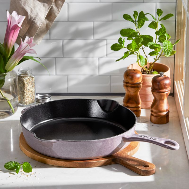 Staub ® 11" Lilac Enameled Cast Iron Traditional Deep Skillet - image 1 of 5