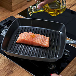 Crate&Barrel Cast Iron Shrimp Grill Pan » Gadget Flow