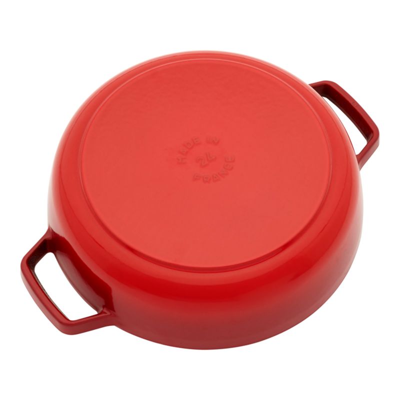 Staub ® 2.5-Qt. Cherry Cast Iron Saute Pan with Dragon Lid - image 6 of 6