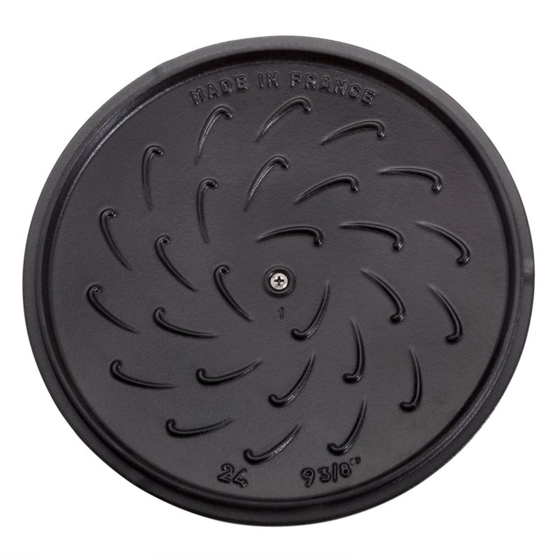 Staub ® 2.5-Qt. Matte Black Cast Iron Saute Pan with Dragon Lid - image 5 of 7