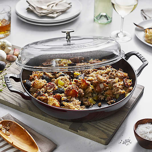Staub ® 3.5-Qt Grenadine Braiser with Glass Lid