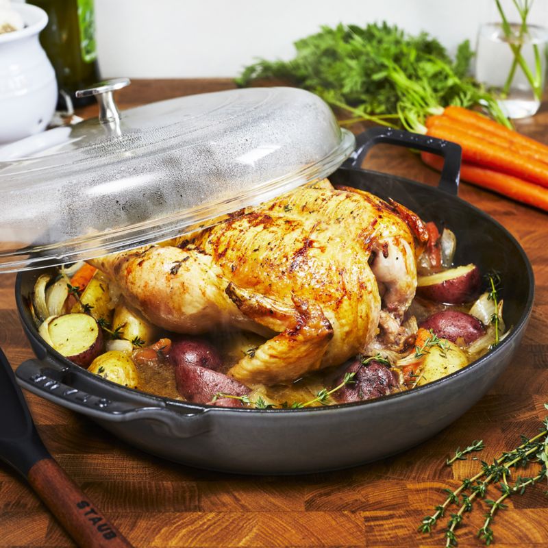 Staub 12-inch Braiser With Glass Lid — JAXOutdoorGearFarmandRanch