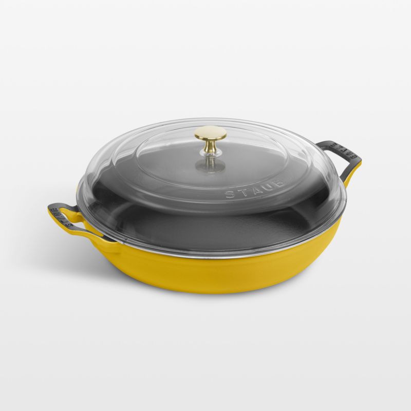 Staub ® 3.5-Qt. Citron Braiser with Lid - image 2 of 10