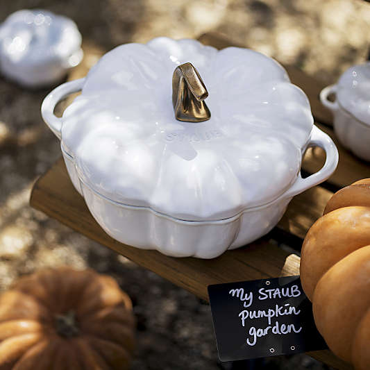 Staub ® 3.5-qt White Pumpkin Cocotte