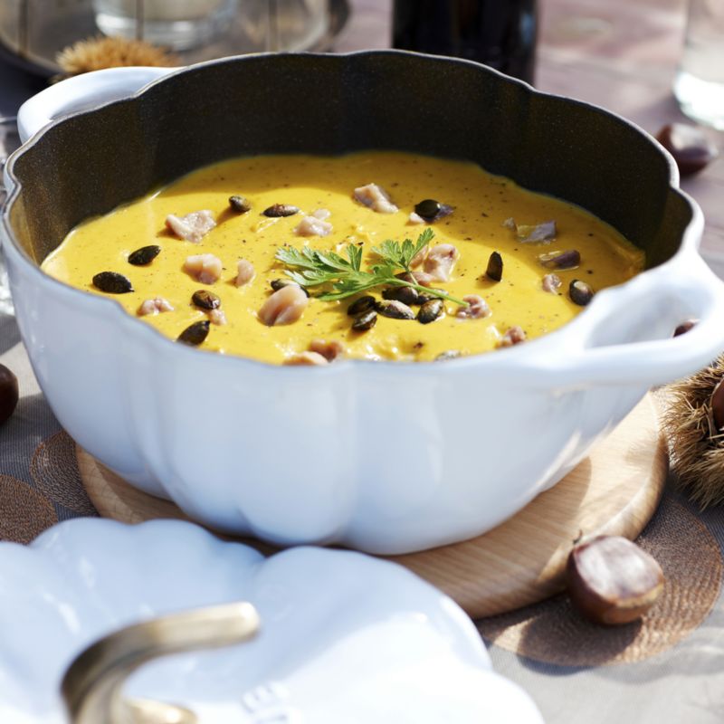 Staub ® 3.5-qt White Pumpkin Cocotte - image 3 of 8