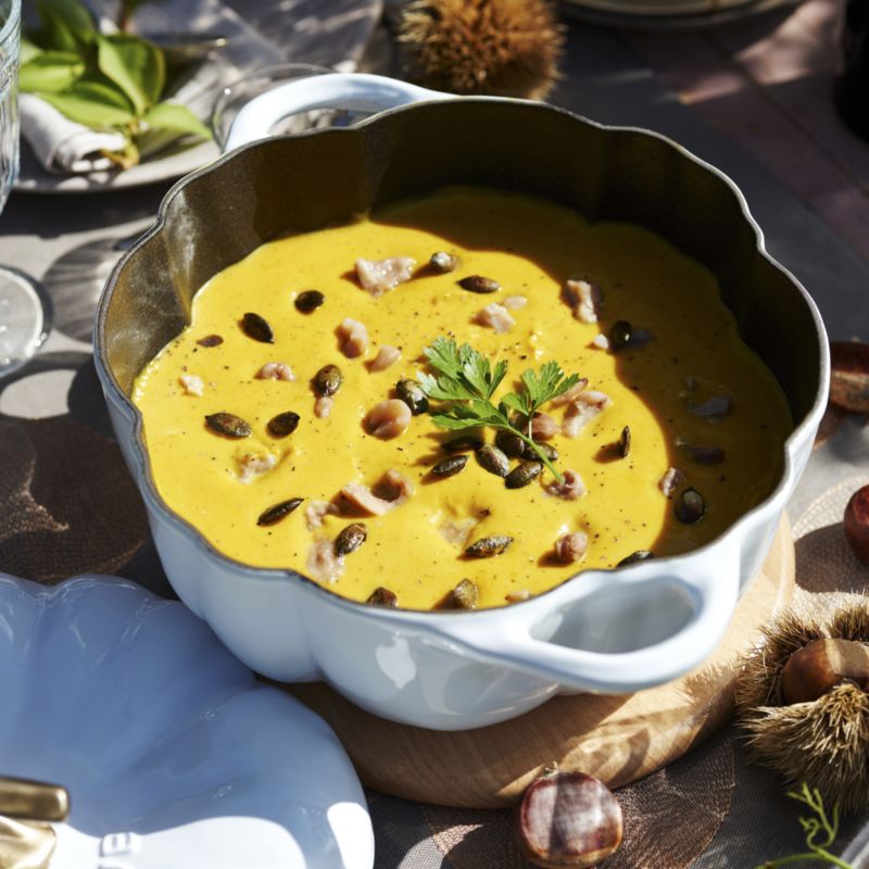 Staub ® 3.5-qt White Pumpkin Cocotte - image 4 of 8