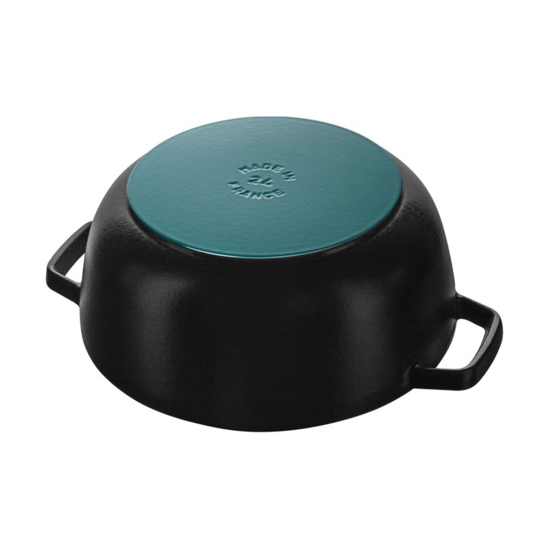 Staub ® 3.75-Qt. Matte Black Cast Iron Essential French Oven with Dragon Lid - image 4 of 6