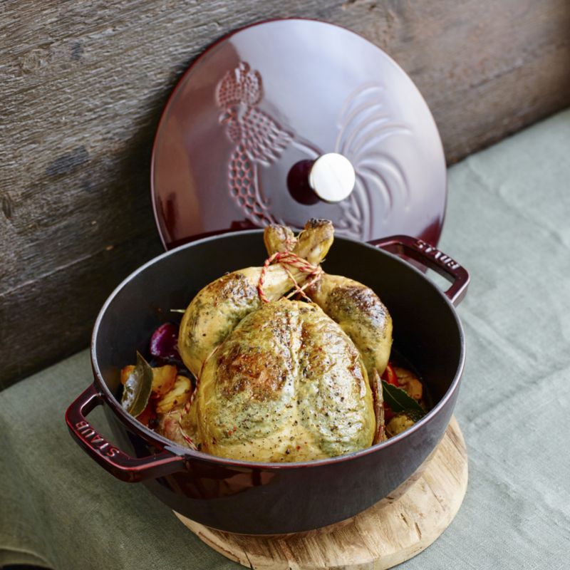 Staub Essential ® Grenadine 3.75-Qt. Round French Oven with Rooster Lid - image 2 of 9