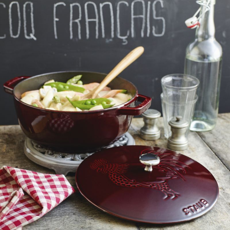 Staub Essential ® Grenadine 3.75-Qt. Round French Oven with Rooster Lid - image 5 of 9