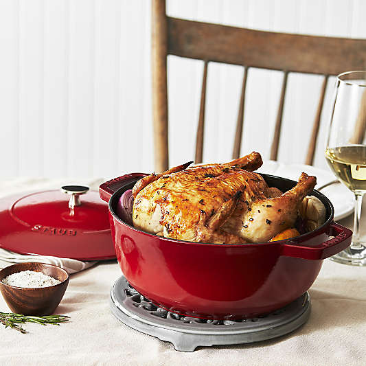 Staub ® 5.5-Qt Round Cherry Cocotte