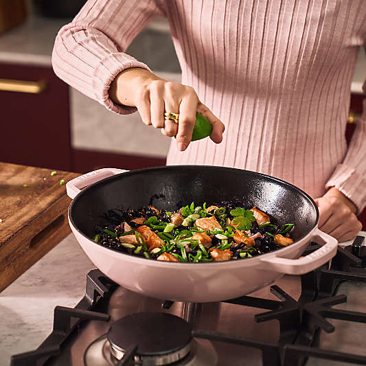 Staub ® Peony Pink Cast Iron 4.5-Qt. Perfect Pan