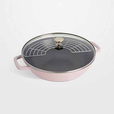 View Staub ® Peony Pink Cast Iron 4.5-Qt. Perfect Pan details