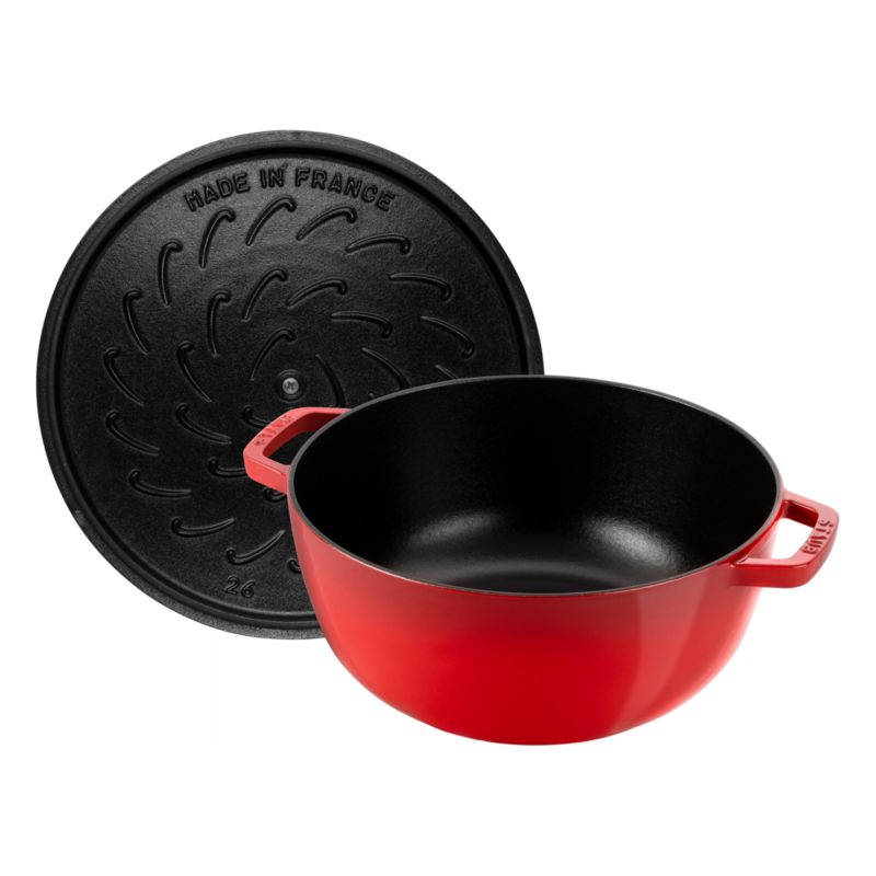 Staub ® Cherry 5-Qt. French Oven with Horse Lid - image 4 of 5