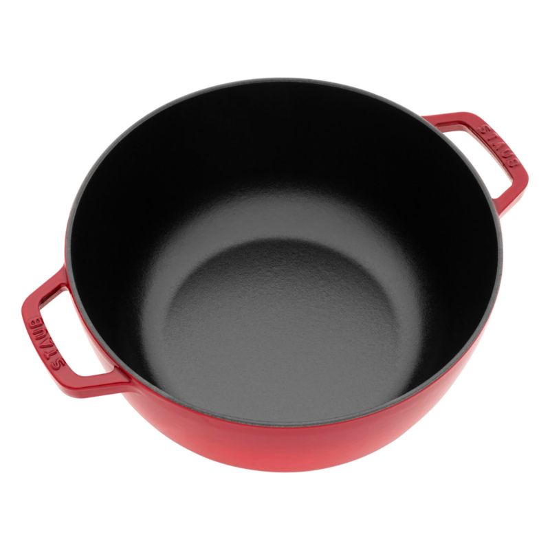 Staub ® 5-Qt. Cherry Cast Iron Essential French Oven with Snake Lid - image 5 of 7