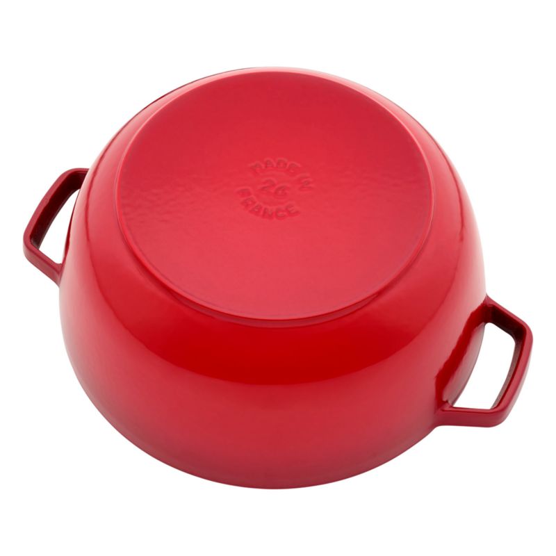 Staub ® 5-Qt. Cherry Cast Iron Essential French Oven with Snake Lid - image 4 of 7