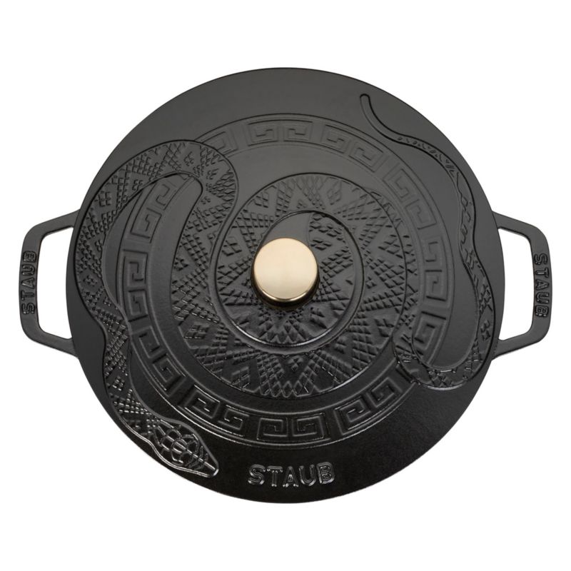 Staub ® Matte Black 5-Qt. French Oven with Snake Lid - image 4 of 8