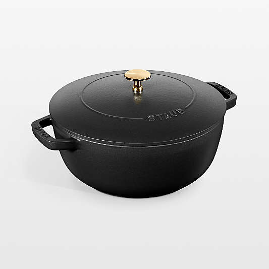 Staub ® Matte Black Cast Iron 5-Qt. Essential French Oven