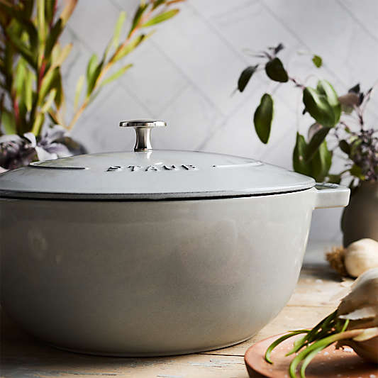 Staub ® White Truffle Cast Iron 5-Qt. Essential French Oven