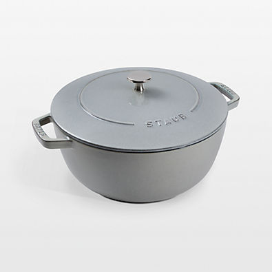 View Staub ® White Truffle Cast Iron 5-Qt. Essential French Oven details
