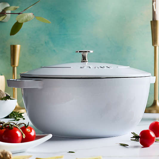 Staub ® White Cast Iron 5-Qt. Essential French Oven