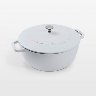 View Staub ® White Cast Iron 5-Qt. Essential French Oven details