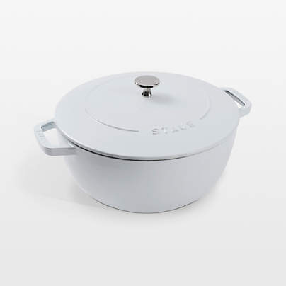 Staub ® White Cast Iron 5-Qt. Essential French Oven